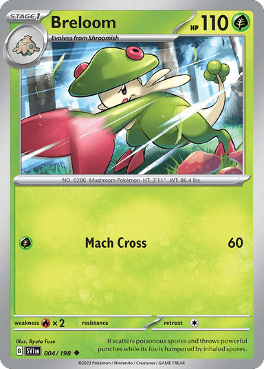 Carta Breloom 4/198 do set Scarlet & Violet — Pokémon TCG | Bynx
