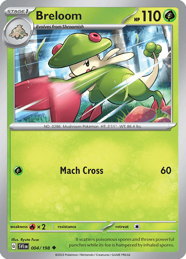 Carta Breloom 4/198 do set Scarlet & Violet — Pokémon TCG | Bynx