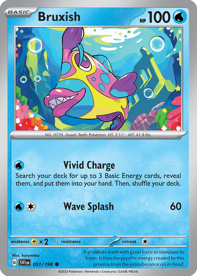 Carta Bruxish 51/198 do set Scarlet & Violet — Pokémon TCG | Bynx