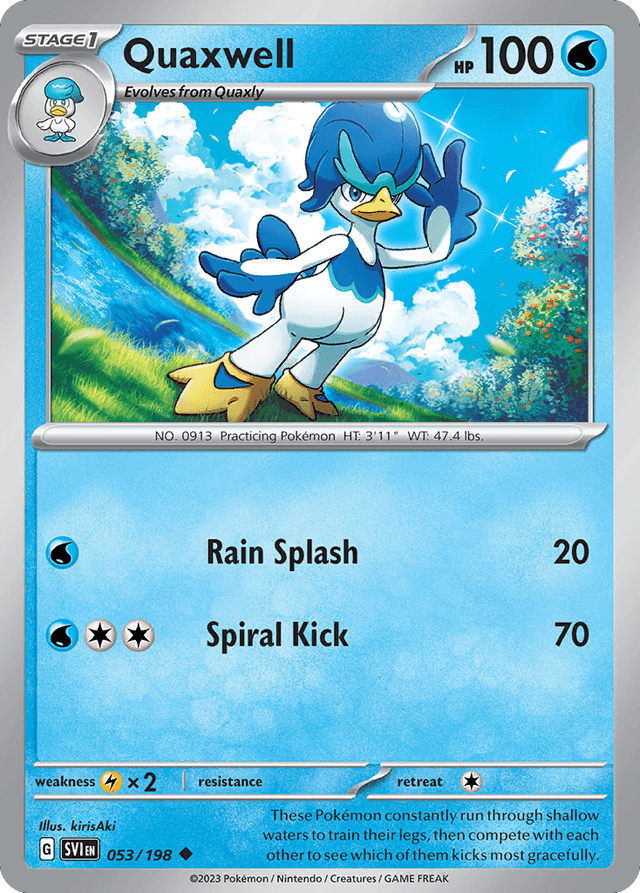 Carta Quaxwell 53/198 do set Scarlet & Violet — Pokémon TCG | Bynx