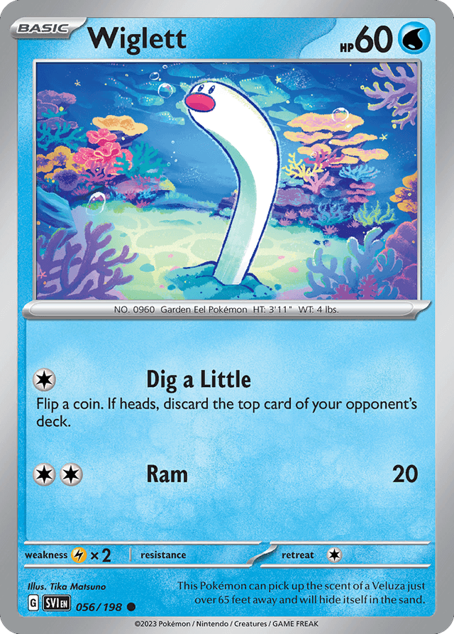 Carta Wiglett 56/198 do set Scarlet & Violet — Pokémon TCG | Bynx