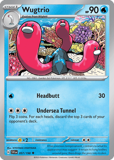 Carta Wugtrio 57/198 do set Scarlet & Violet — Pokémon TCG | Bynx