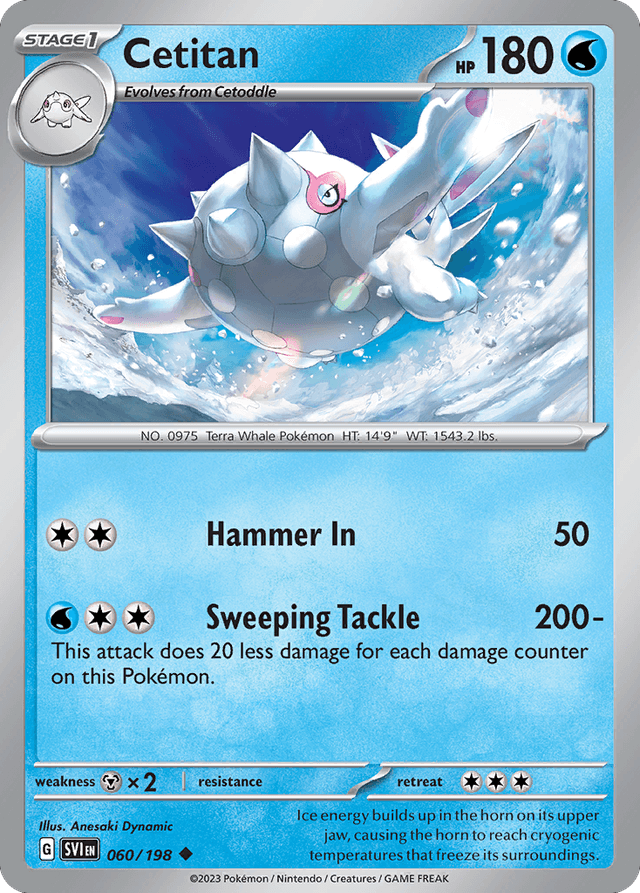 Carta Cetitan 60/198 do set Scarlet & Violet — Pokémon TCG | Bynx