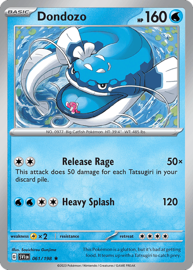 Carta Dondozo 61/198 do set Scarlet & Violet — Pokémon TCG | Bynx