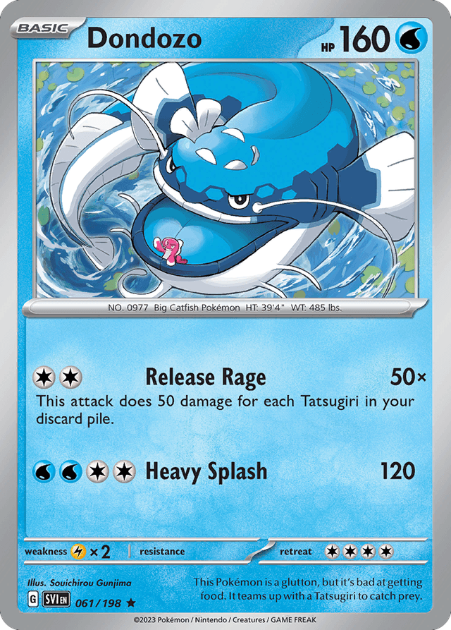 Carta Dondozo 61/198 do set Scarlet & Violet — Pokémon TCG | Bynx