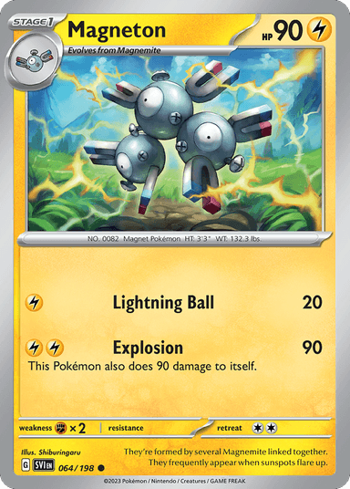 Carta Magneton 64/198 do set Scarlet & Violet — Pokémon TCG | Bynx