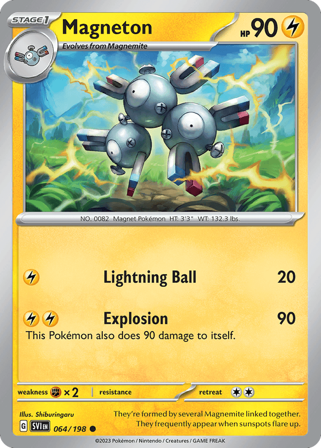 Carta Magneton 64/198 do set Scarlet & Violet — Pokémon TCG | Bynx