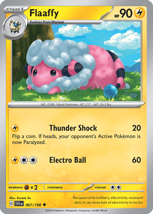 Carta Flaaffy 67/198 do set Scarlet & Violet — Pokémon TCG | Bynx