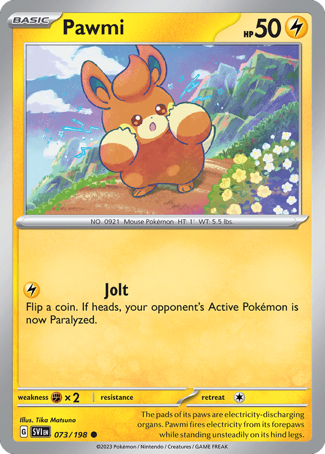 Carta Pawmi 73/198 do set Scarlet & Violet — Pokémon TCG | Bynx