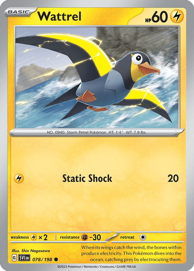 Carta Wattrel 78/198 do set Scarlet & Violet — Pokémon TCG | Bynx