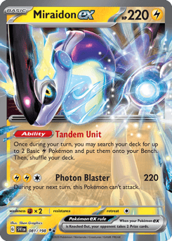 Miraidon ex 81 — Scarlet & Violet