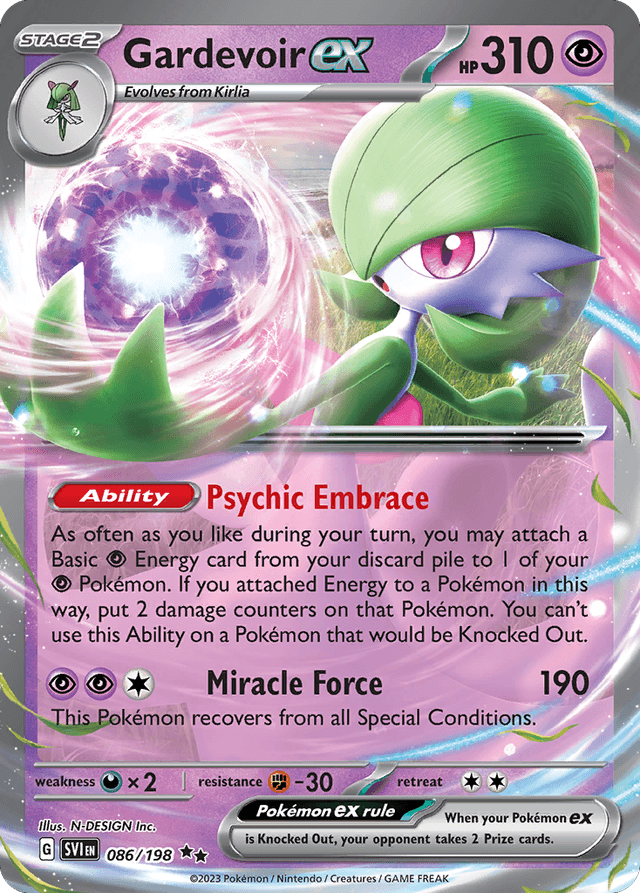 Carta Gardevoir ex 86/198 do set Scarlet & Violet — Pokémon TCG | Bynx