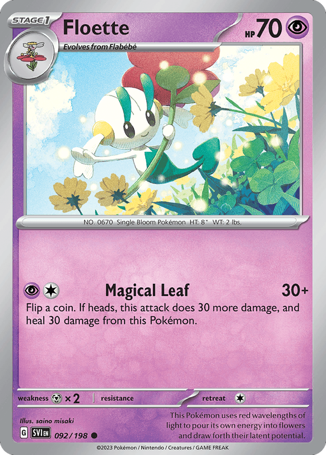 Carta Floette 92/198 do set Scarlet & Violet — Pokémon TCG | Bynx
