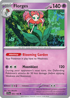 Florges 93 — Scarlet & Violet