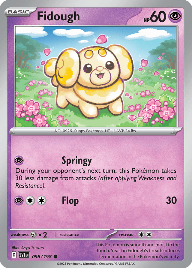 Carta Fidough 98/198 do set Scarlet & Violet — Pokémon TCG | Bynx