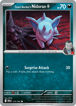 Team Rocket's Nidoran♀ 114 — Destined Rivals