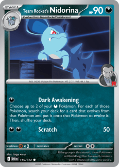 Team Rocket's Nidorina 115 — Destined Rivals
