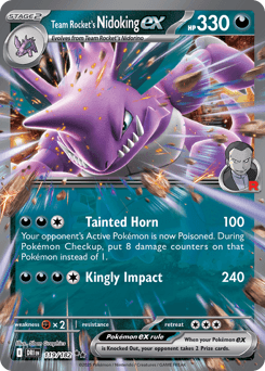 Team Rocket's Nidoking ex 119/182 — Rivais Predestinados