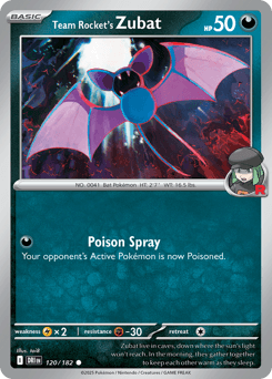 Team Rocket's Zubat 120 — Destined Rivals