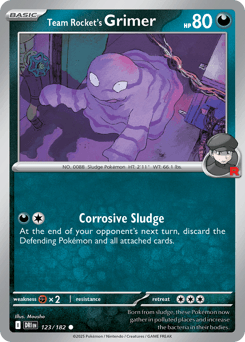 Team Rocket's Grimer 123/182 — Rivais Predestinados