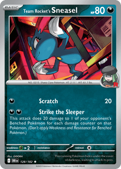 Team Rocket's Sneasel 128/182 — Rivais Predestinados