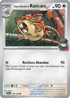 Team Rocket's Raticate 148/182 — Rivais Predestinados