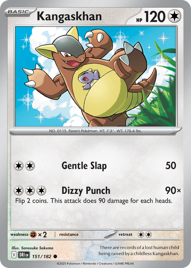 Carta Kangaskhan 151/182 do set Destined Rivals — Pokémon TCG | Bynx