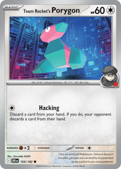 Team Rocket's Porygon 153/182 — Rivais Predestinados