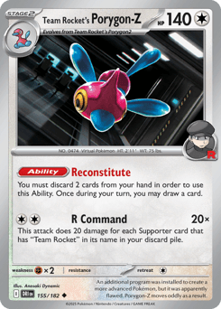 Team Rocket's Porygon-Z 155 — Destined Rivals