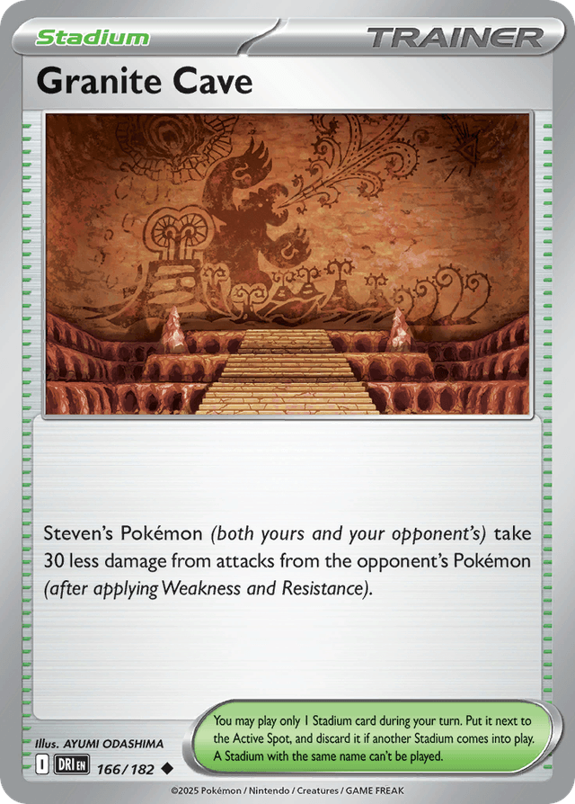 Carta Granite Cave 166/182 do set Destined Rivals — Pokémon TCG | Bynx