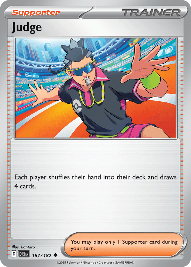 Carta Judge 167/182 do set Destined Rivals — Pokémon TCG | Bynx