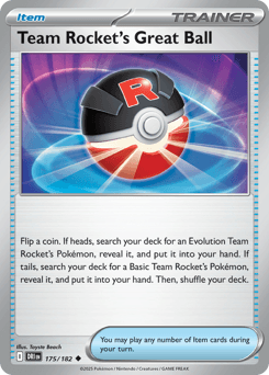 Team Rocket's Great Ball 175/182 — Rivais Predestinados