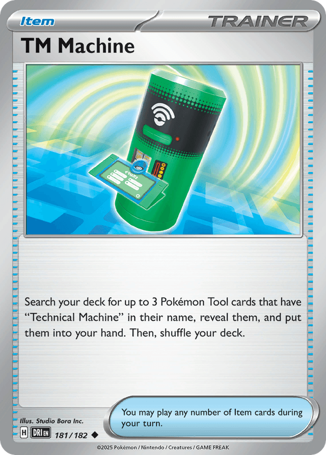 Carta TM Machine 181/182 do set Destined Rivals — Pokémon TCG | Bynx