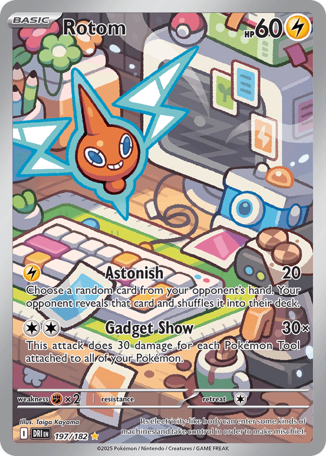 Carta Rotom 197/182 do set Destined Rivals — Pokémon TCG | Bynx