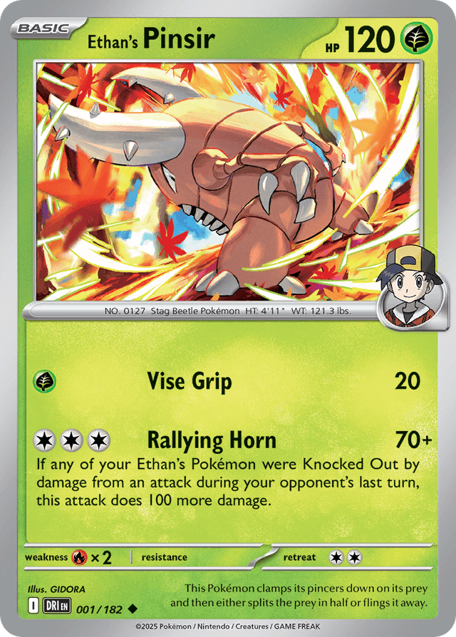 Carta Ethan's Pinsir 1/182 do set Destined Rivals — Pokémon TCG | Bynx