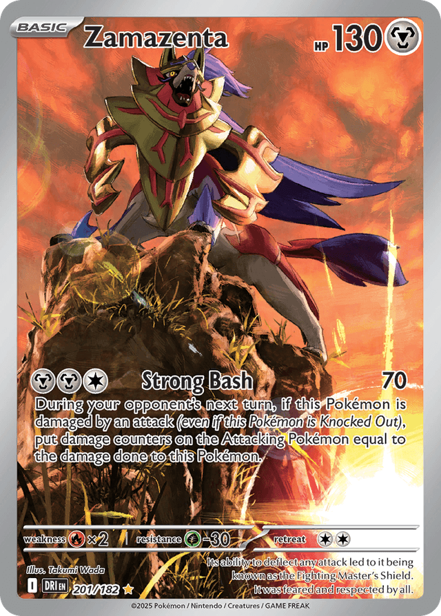 Carta Zamazenta 201/182 do set Destined Rivals — Pokémon TCG | Bynx