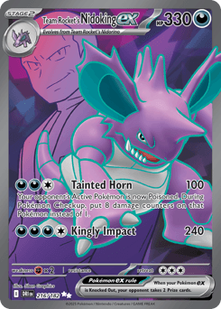 Team Rocket's Nidoking ex 216/182 — Rivais Predestinados
