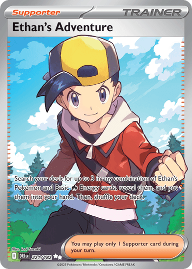 Carta Ethan's Adventure 221/182 do set Destined Rivals — Pokémon TCG | Bynx