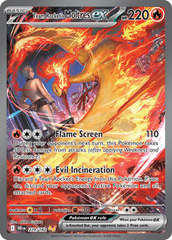 Team Rocket's Moltres ex 229/182 — Rivais Predestinados