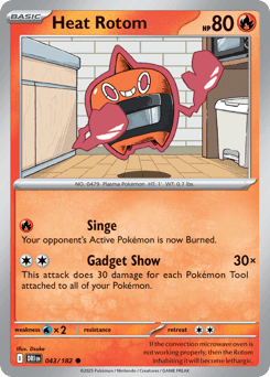 Heat Rotom 43/182 — Rivais Predestinados