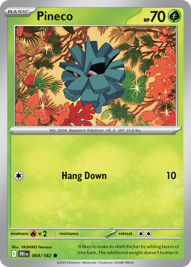 Carta Pineco 4/182 do set Destined Rivals — Pokémon TCG | Bynx