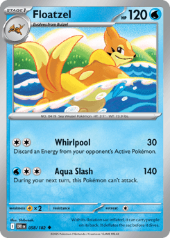 Floatzel 58/182 — Rivais Predestinados