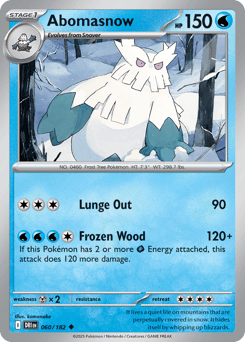Abomasnow 60/182 — Rivais Predestinados