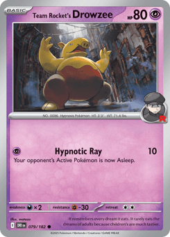 Team Rocket's Drowzee 79/182 — Rivais Predestinados