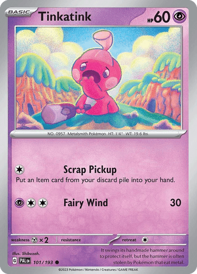 Carta Tinkatink 101/193 do set Paldea Evolved — Pokémon TCG | Bynx
