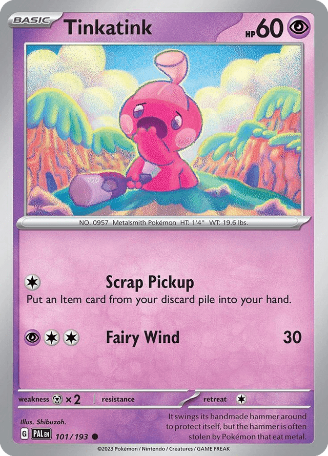 Carta Tinkatink 101/193 do set Paldea Evolved — Pokémon TCG | Bynx