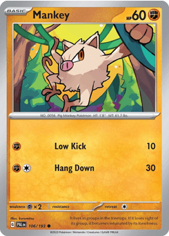 Mankey 106 — Paldea Evolved