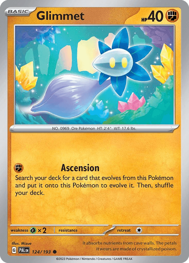Carta Glimmet 124/193 do set Paldea Evolved — Pokémon TCG | Bynx