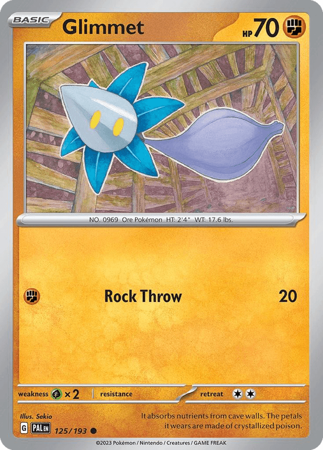 Carta Glimmet 125/193 do set Paldea Evolved — Pokémon TCG | Bynx