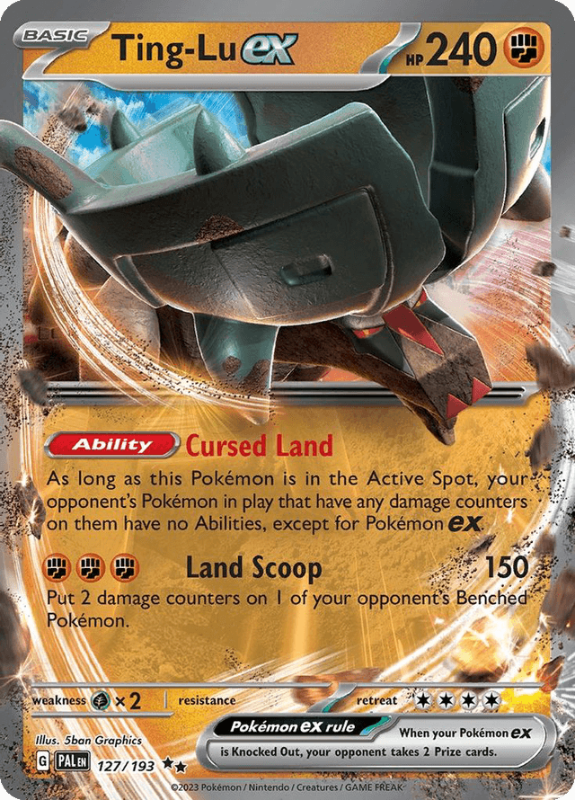 Carta Ting-Lu ex 127/193 do set Paldea Evolved — Pokémon TCG | Bynx